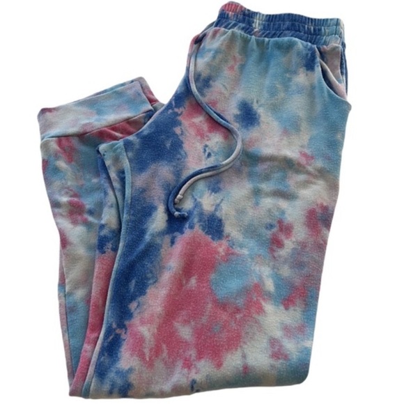 white birch Pants - WHITE BIRCH TIE DYE JOGGERS